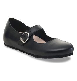 BIRKENSTOCK SANTA CLARITA LEATHER-BLACK