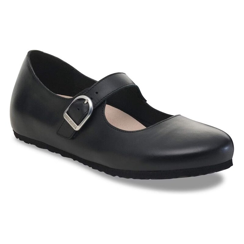 BIRKENSTOCK SANTA CLARITA LEATHER-BLACK