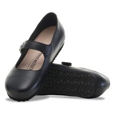 BIRKENSTOCK SANTA CLARITA LEATHER-BLACK | BEND SHOE CO