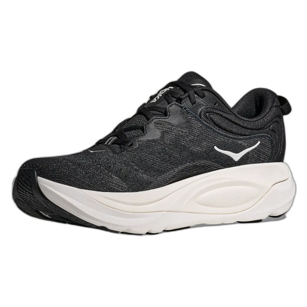 HOKA ONE ONE MEN'S GAVIOTA 6-BLACK/WHITE | BEND SHOE CO