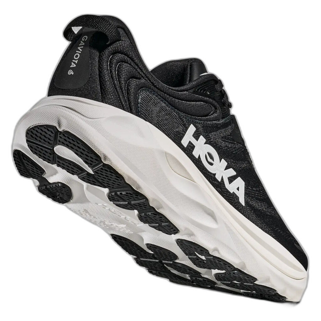 HOKA ONE ONE MEN'S GAVIOTA 6-BLACK/WHITE | BEND SHOE CO