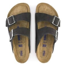 BIRKENSTOCK ARIZONA SOFT FOOTBED SUEDE LEATHER-VELVET GRAY | BEND SHOE CO
