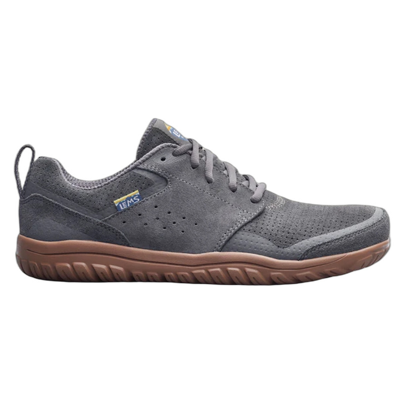LEMS MEN'S PRIMAL ZEN SUEDE-GRAPHITE