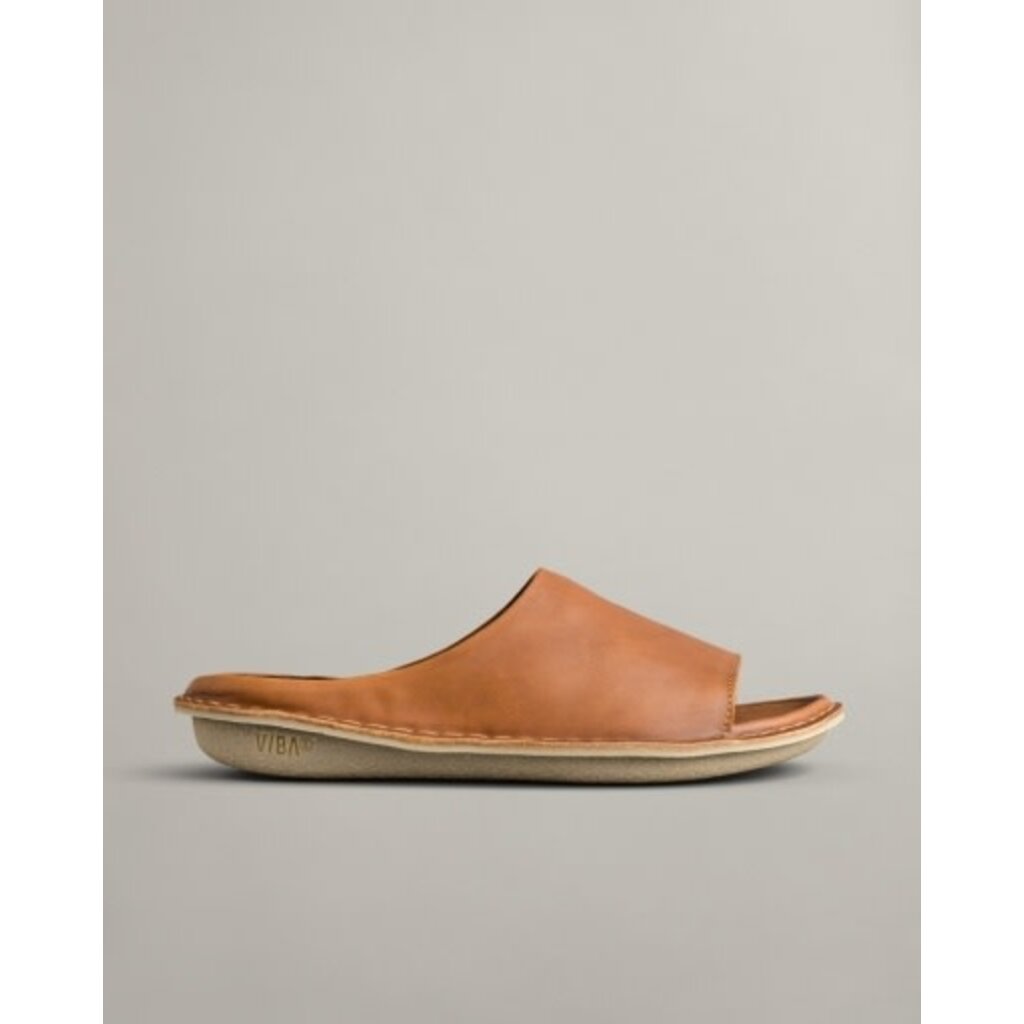 VIBAe SAINT TROPEZ LEATHER COGNAC BROWN | BEND SHOE CO
