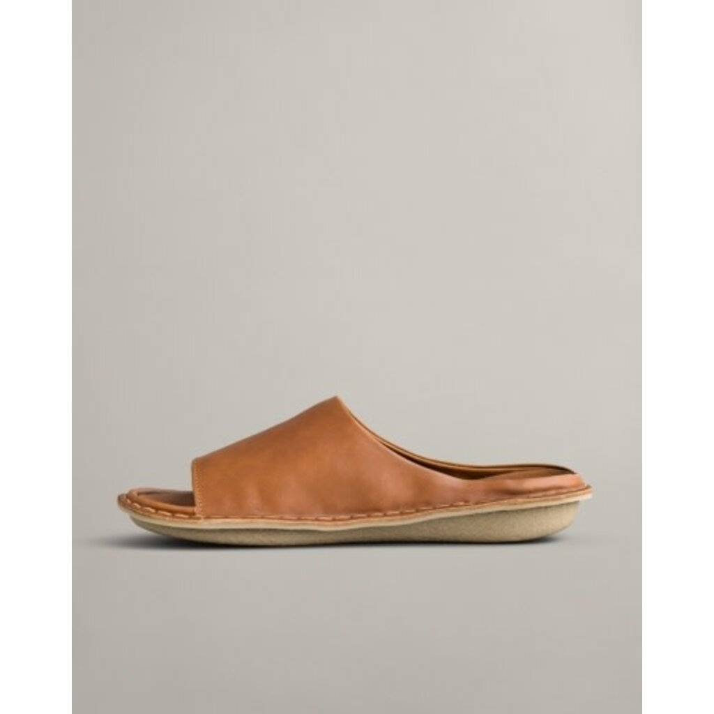 VIBAe SAINT TROPEZ LEATHER COGNAC BROWN | BEND SHOE CO