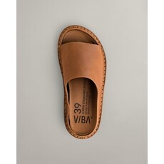 VIBAe SAINT TROPEZ LEATHER COGNAC BROWN | BEND SHOE CO