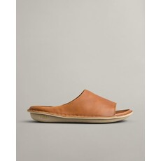 VIBAe SAINT TROPEZ LEATHER COGNAC BROWN | BEND SHOE CO