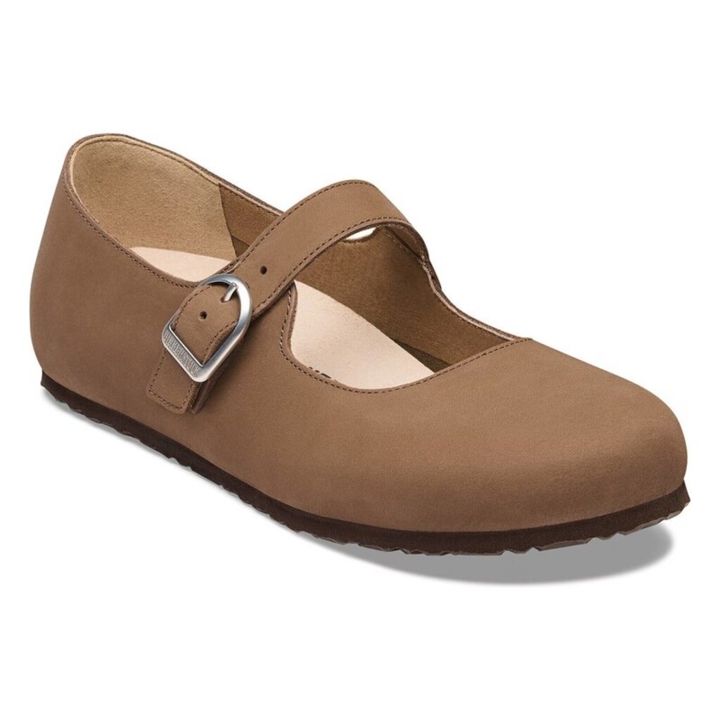 BIRKENSTOCK SANTA CLARITA NUBUCK-DARK TEA | BEND SHOE CO
