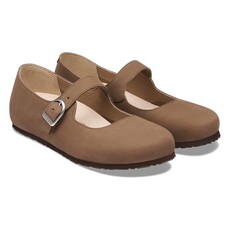 BIRKENSTOCK SANTA CLARITA NUBUCK-DARK TEA | BEND SHOE CO