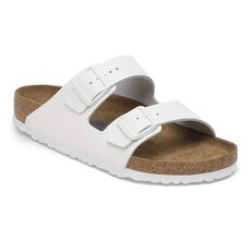 BIRKENSTOCK ARIZONA SOFT FOOTBED WHITE LEATHER | BEND SHOE CO