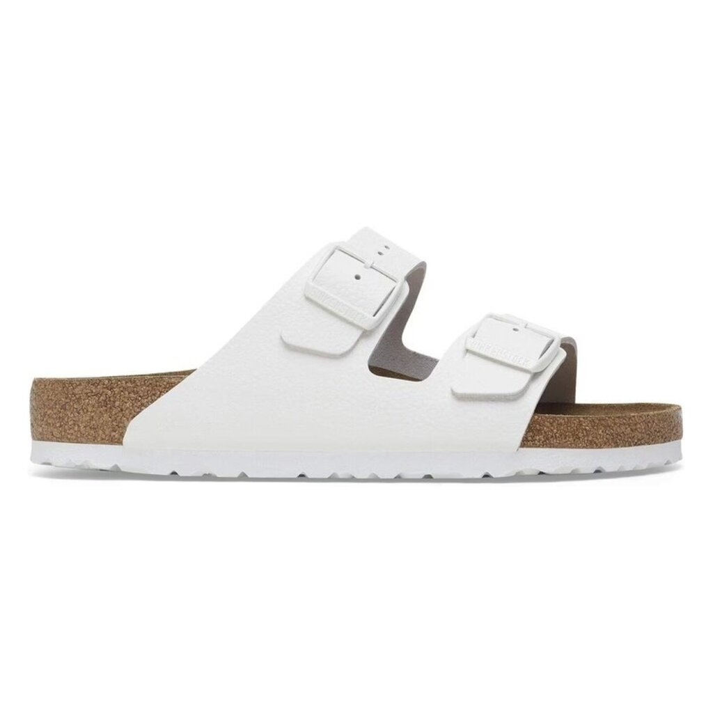 BIRKENSTOCK ARIZONA SOFT FOOTBED WHITE LEATHER | BEND SHOE CO