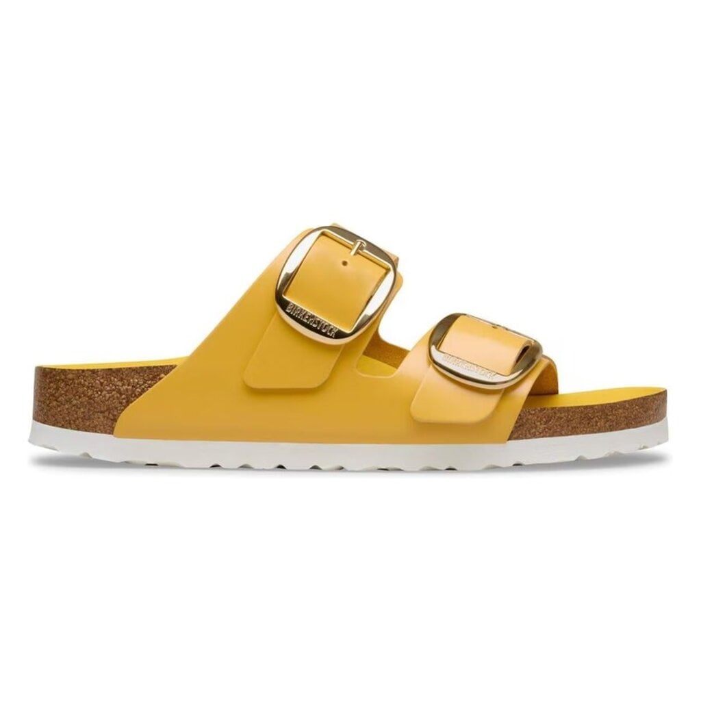 BIRKENSTOCK ARIZONA BIG BUCKLE HIGH SHINE LEATHER-OCHRE | BEND SHOE CO