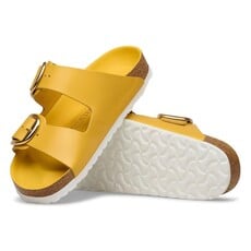 BIRKENSTOCK ARIZONA BIG BUCKLE HIGH SHINE LEATHER-OCHRE | BEND SHOE CO