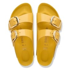 BIRKENSTOCK ARIZONA BIG BUCKLE HIGH SHINE LEATHER-OCHRE | BEND SHOE CO