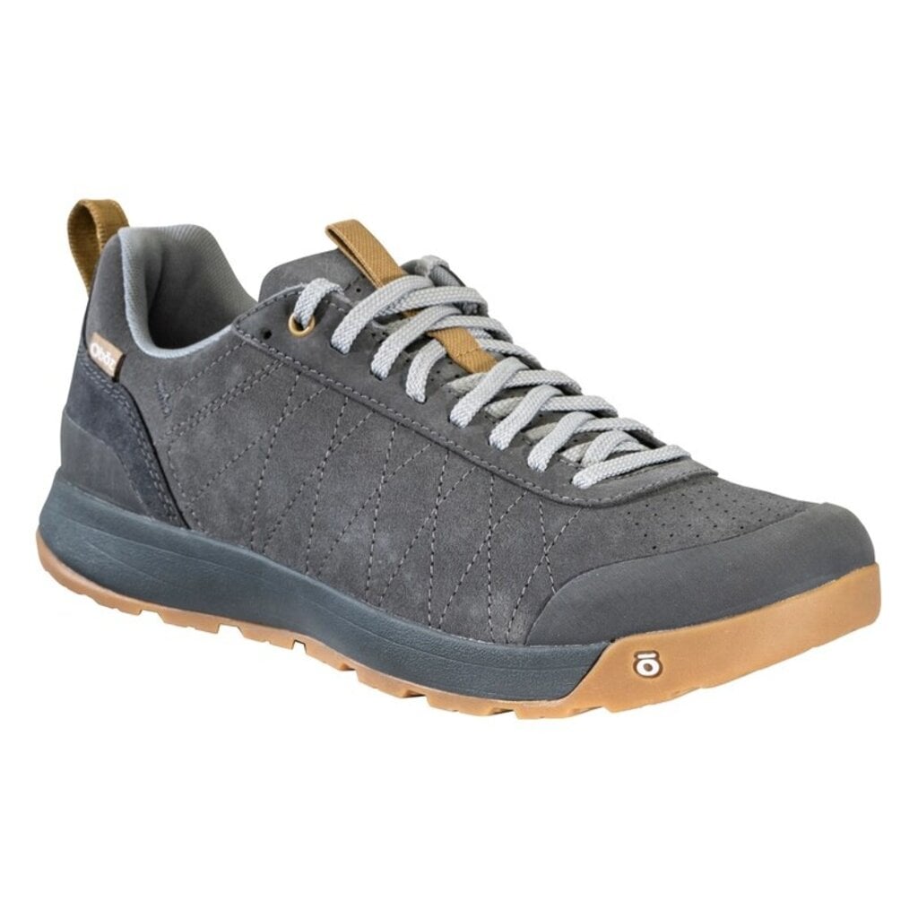 OBOZ MEN'S BOZEMAN II LOW LEATHER-CHARCOAL | BEND SHOE CO