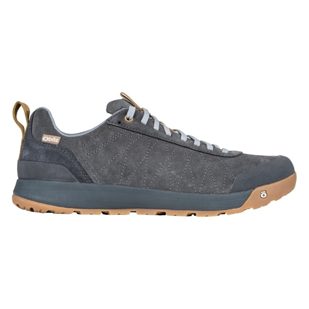 OBOZ MEN'S BOZEMAN II LOW LEATHER-CHARCOAL | BEND SHOE CO