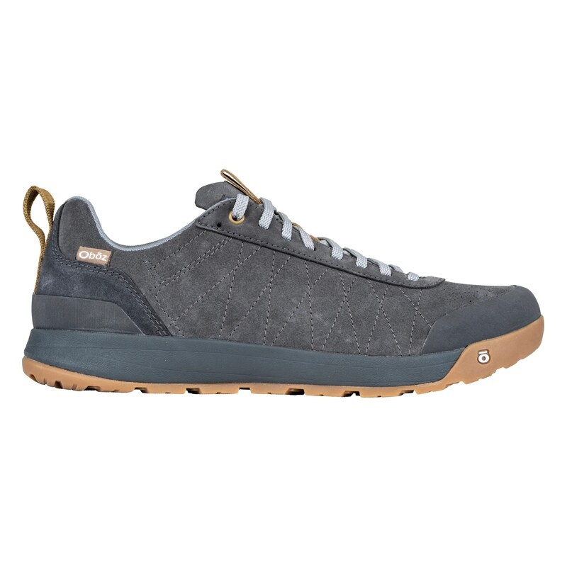 OBOZ MEN'S BOZEMAN II LOW LEATHER-CHARCOAL