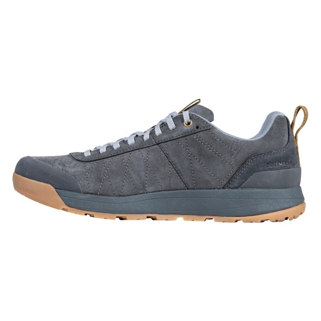 OBOZ MEN'S BOZEMAN II LOW LEATHER-CHARCOAL | BEND SHOE CO