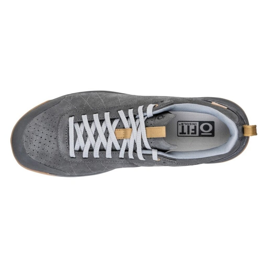 OBOZ MEN'S BOZEMAN II LOW LEATHER-CHARCOAL | BEND SHOE CO