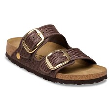 BIRKENSTOCK ARIZONA BIG BUCKLE CARAFE TEXTILE-RAFFIA | BEND SHOE CO