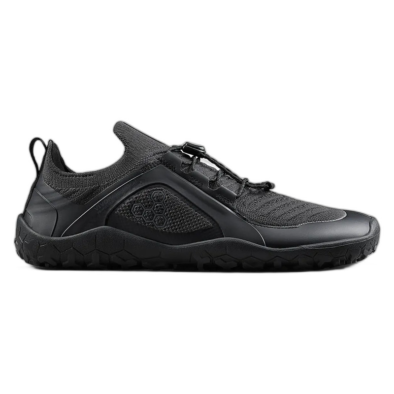 VIVO BAREFOOT MEN'S PRIMUS TRAIL KNIT FG-OBSIDIAN/OBSIDIAN