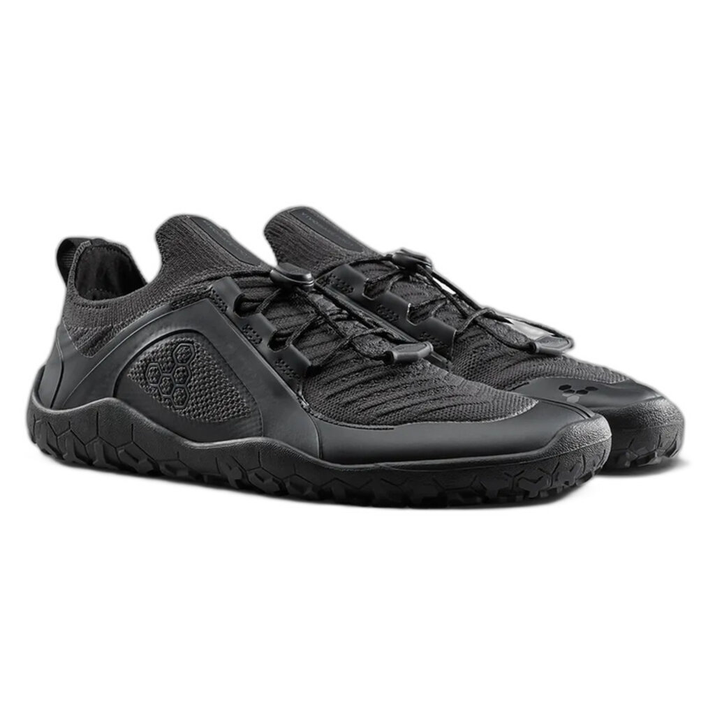 VIVO BAREFOOT MEN'S PRIMUS TRAIL KNIT FG-OBSIDIAN/OBSIDIAN | BEND SHOE CO