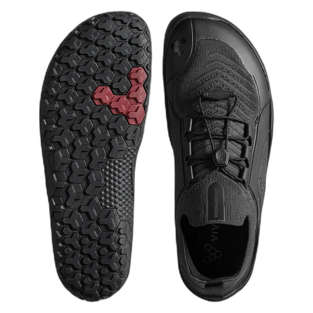VIVO BAREFOOT MEN'S PRIMUS TRAIL KNIT FG-OBSIDIAN/OBSIDIAN | BEND SHOE CO