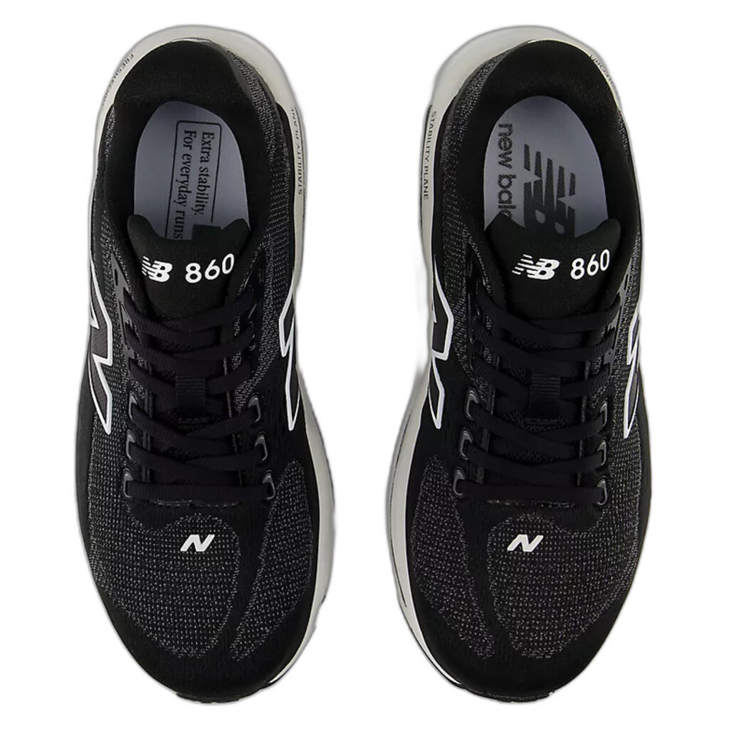 NEW BALANCE WOMEN'S 860V15-BLACK/WHITE | BEND SHOE CO