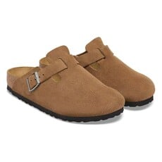 BIRKENSTOCK BOSTON SUEDE-DARK TEA | BEND SHOE CO