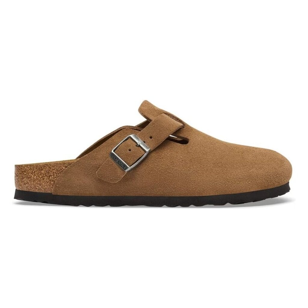 BIRKENSTOCK BOSTON SUEDE-DARK TEA | BEND SHOE CO