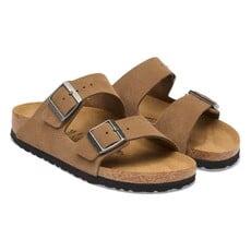 BIRKENSTOCK ARIZONA SUEDE-DARK TEA | BEND SHOE CO