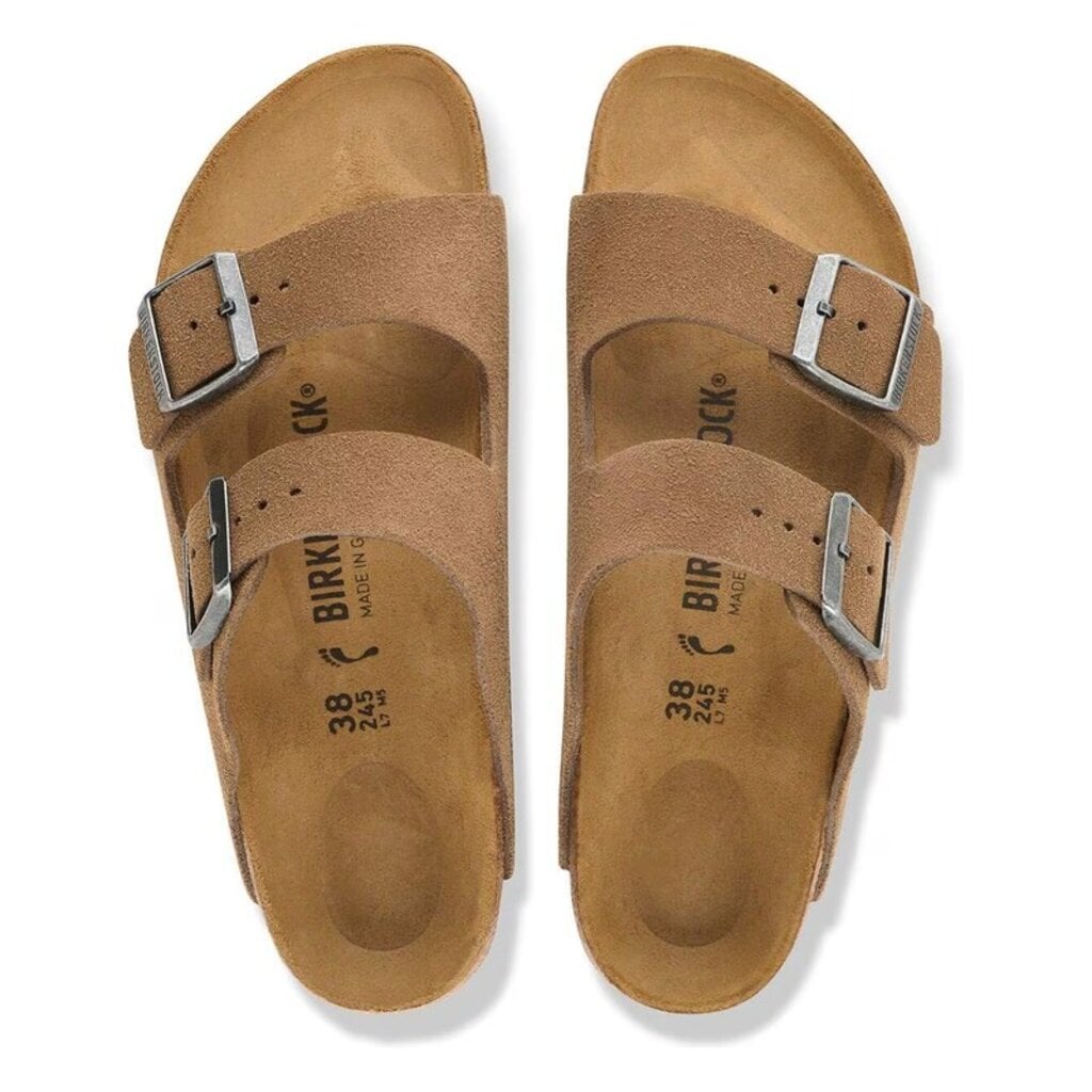 BIRKENSTOCK ARIZONA SUEDE-DARK TEA | BEND SHOE CO