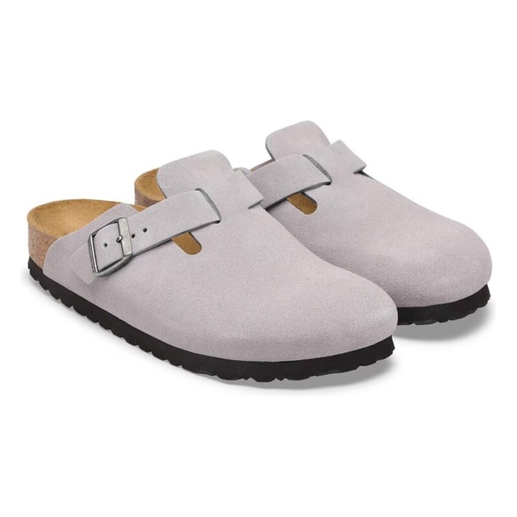 BIRKENSTOCK BOSTON SUEDE-LAVENDER SKY | BEND SHOE CO