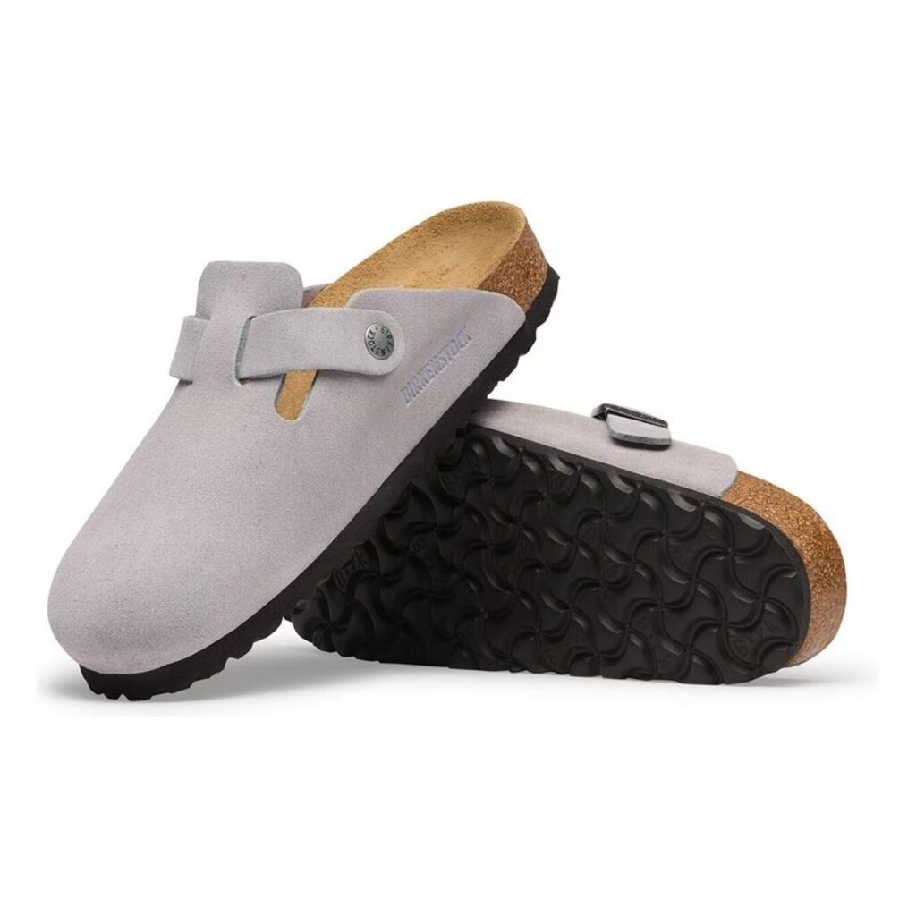 BIRKENSTOCK BOSTON SUEDE-LAVENDER SKY | BEND SHOE CO