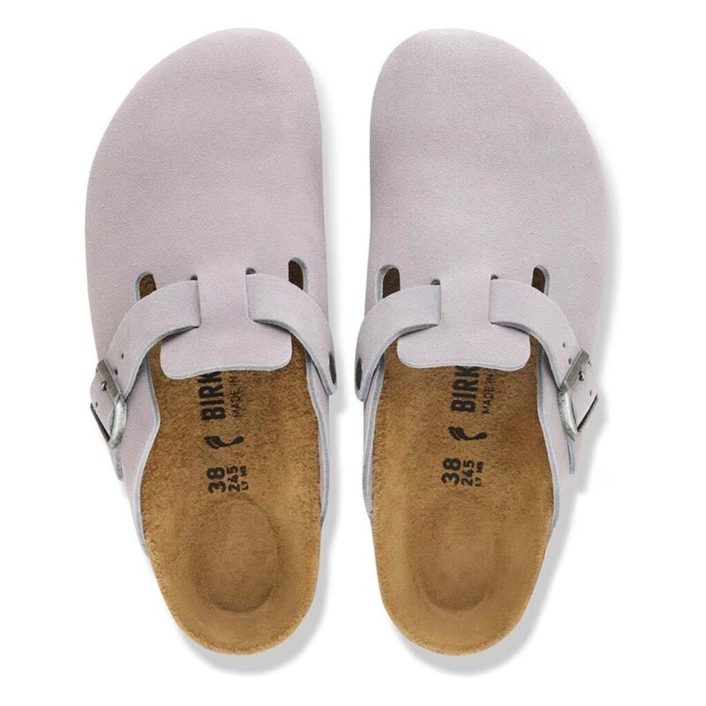 BIRKENSTOCK BOSTON SUEDE-LAVENDER SKY | BEND SHOE CO
