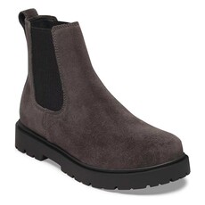 BIRKENSTOCK HIGHWOOD SLIP ON SUEDE-VELVET GRAY | BEND SHOE CO