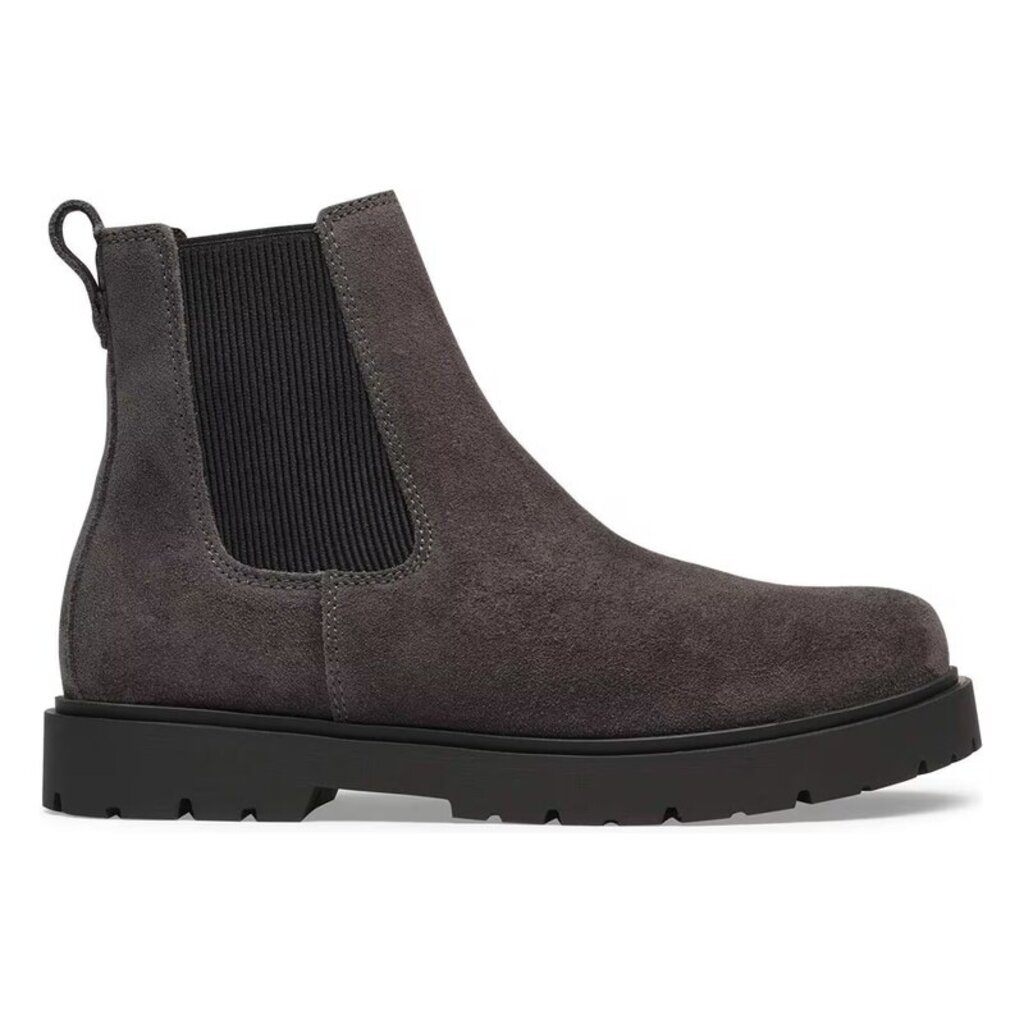BIRKENSTOCK HIGHWOOD SLIP ON SUEDE-VELVET GRAY | BEND SHOE CO