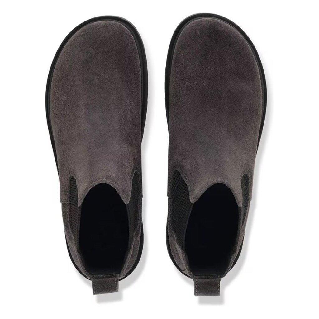 BIRKENSTOCK HIGHWOOD SLIP ON SUEDE-VELVET GRAY | BEND SHOE CO