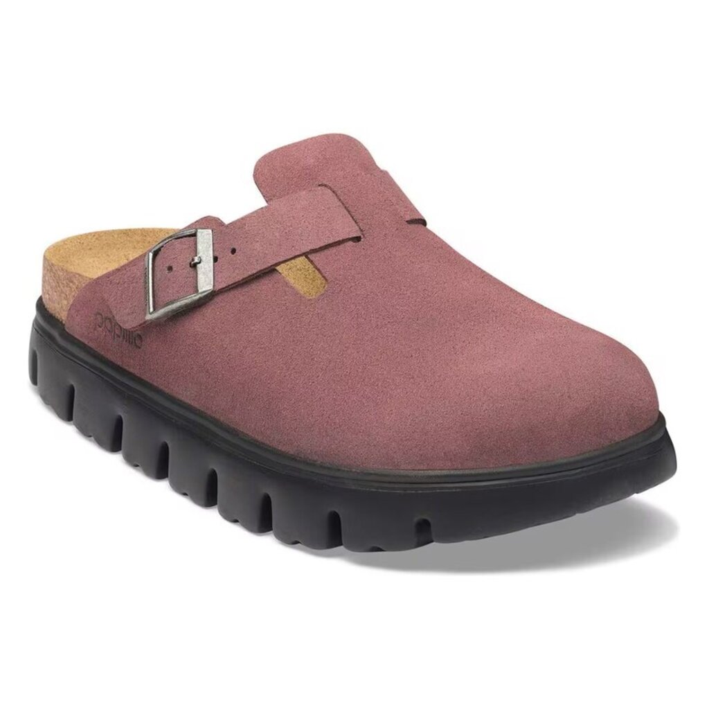BIRKENSTOCK BOSTON CHUNKY SUEDE-PEPPER | BEND SHOE CO