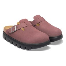 BIRKENSTOCK BOSTON CHUNKY SUEDE-PEPPER | BEND SHOE CO