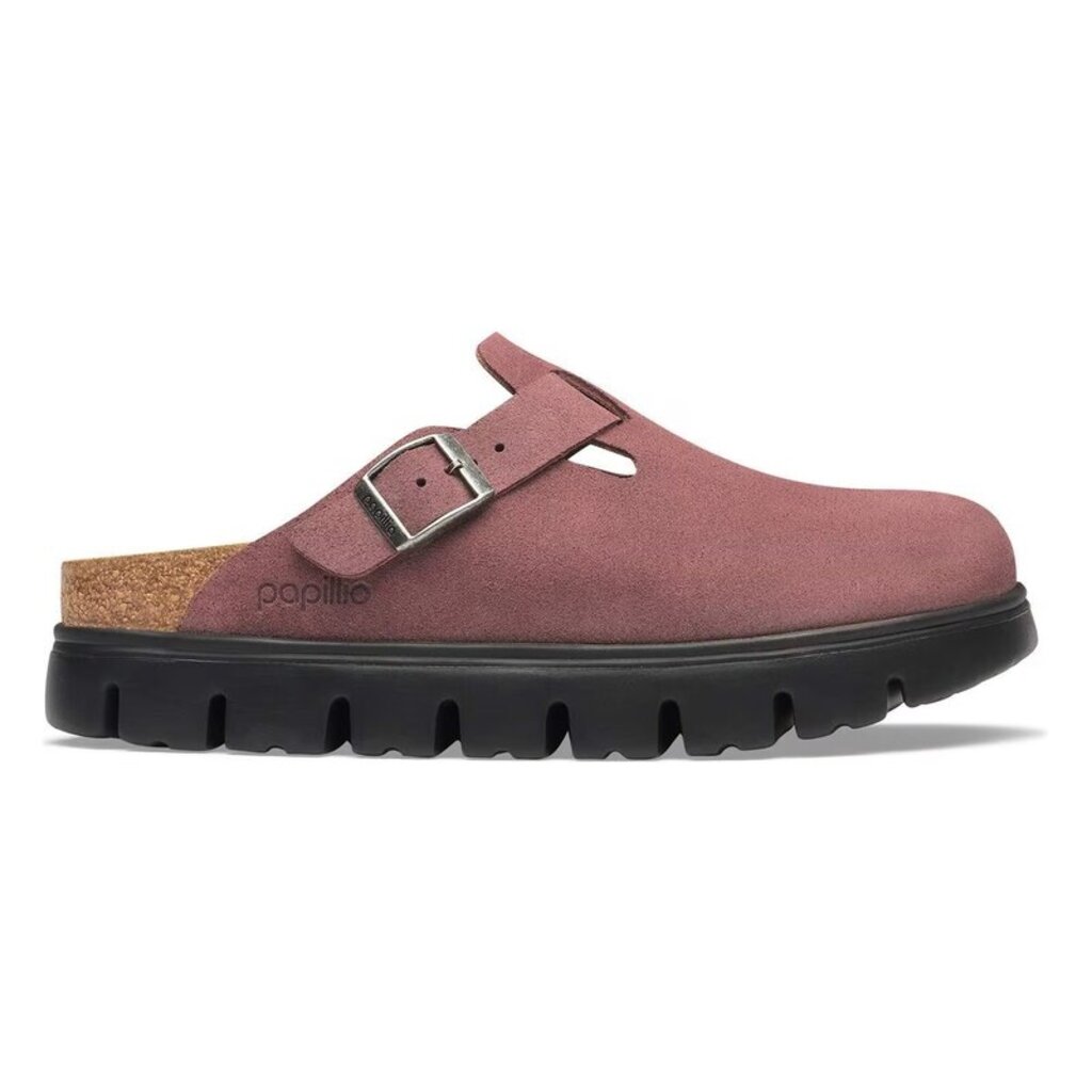 BIRKENSTOCK BOSTON CHUNKY SUEDE-PEPPER | BEND SHOE CO