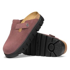 BIRKENSTOCK BOSTON CHUNKY SUEDE-PEPPER | BEND SHOE CO
