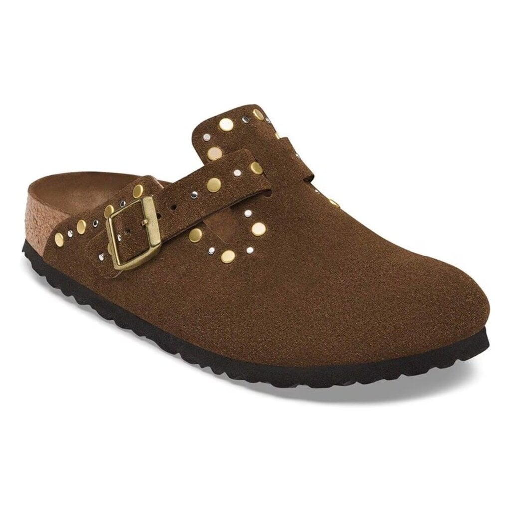 BIRKENSTOCK BOSTON RIVET SUEDE-CARAFE | BEND SHOE CO