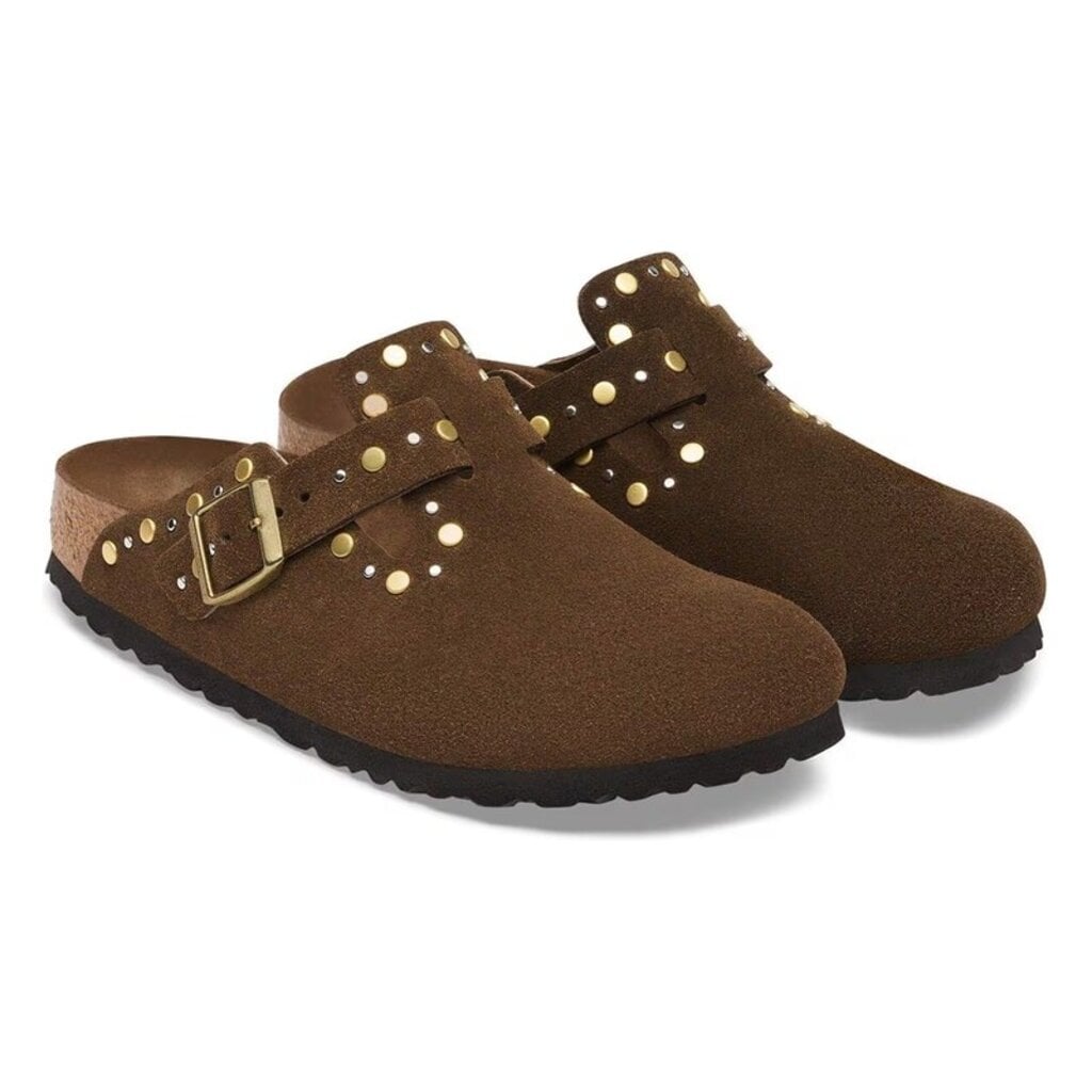 BIRKENSTOCK BOSTON RIVET SUEDE-CARAFE | BEND SHOE CO