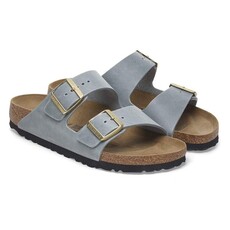 BIRKENSTOCK ARIZONA OILED LEATHER-BASALT GRAY | BEND SHOE CO