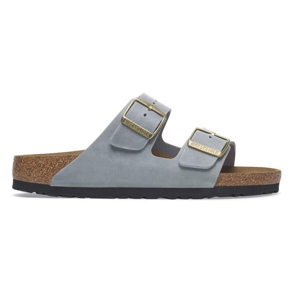 BIRKENSTOCK ARIZONA OILED LEATHER-BASALT GRAY | BEND SHOE CO