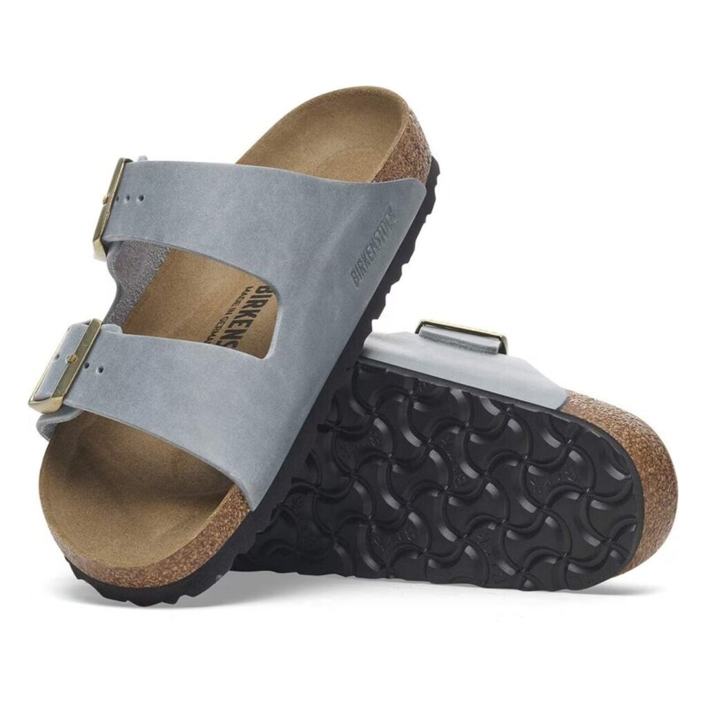 BIRKENSTOCK ARIZONA OILED LEATHER-BASALT GRAY | BEND SHOE CO