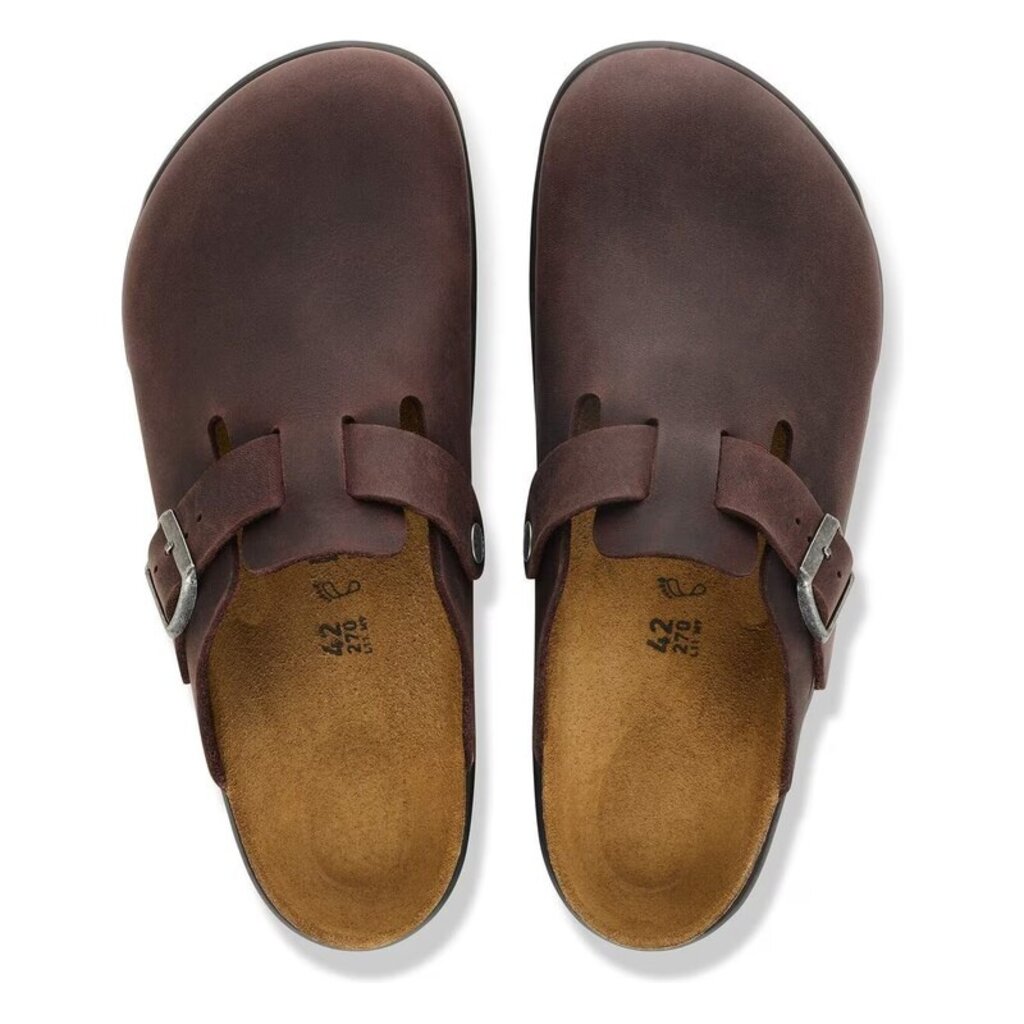 BIRKENSTOCK BOSTON CROSSTOWN OILED LEATHER-HABANA | BEND SHOE CO