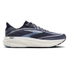 BROOKS WOMEN'S GHOST 18-NAVY/RAIN WASHED/COCONUT | BEND SHOE CO