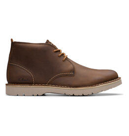 CLARKS MEN'S EASTRIDGE MID LEATHER-BEESWAX